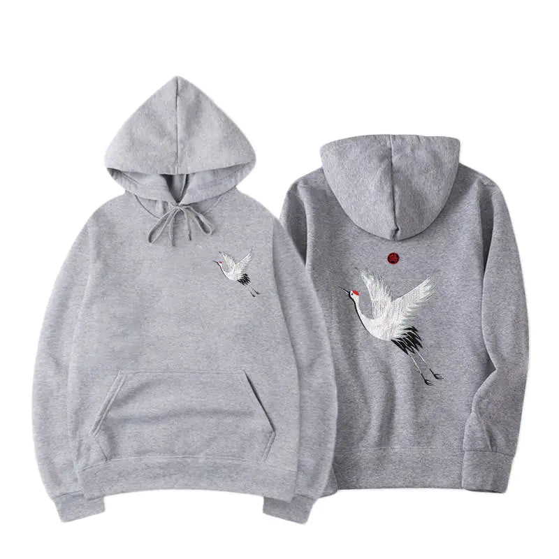 Crane Graphic Hoodies